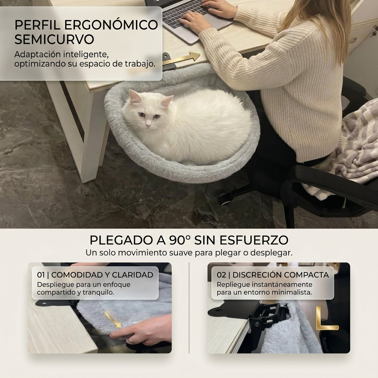 Cama Escritorio para Gatos